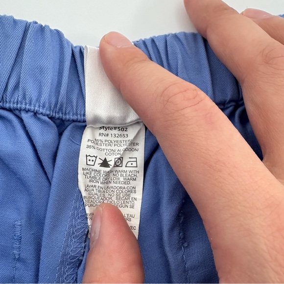 Wonder Wink Scrubs for Women, Flare Leg Scrub Pants in Ceil Blue Medium - Picture 3 of 8